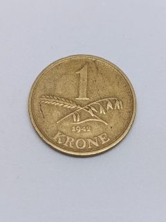 Dánsko 1 koruna, 1942