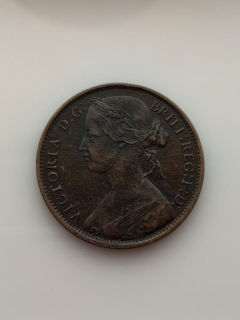 Velká Británie 1 pence, 1861