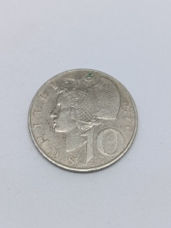 Rakousko 10 šilinků, 1974