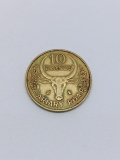 Madagaskar 10 franků, 1970