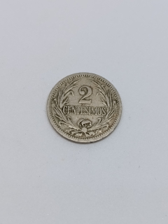 Uruguay 2 centésimos, 1901