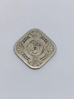 Nizozemsko 5 centů, 1913