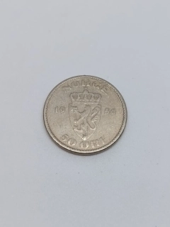 Norsko 50 øre, 1956